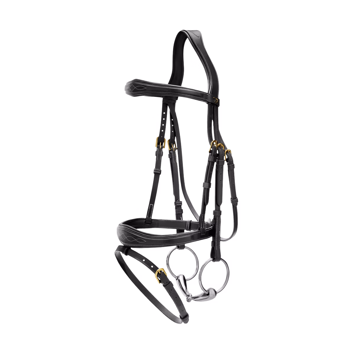 Dy'on D Collection Anatomic Flash Noseband Bridle - Image 2
