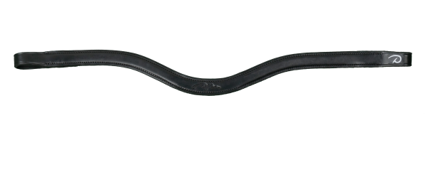 Dy'on New English Collection Flat Leather V Shaped Browband - Image 3