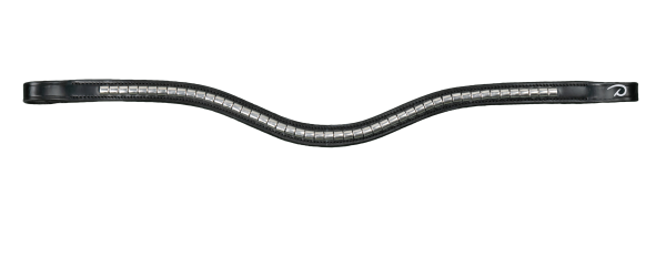 Dy'on New English Collection Silver Clincher V Shaped Browband - Image 2