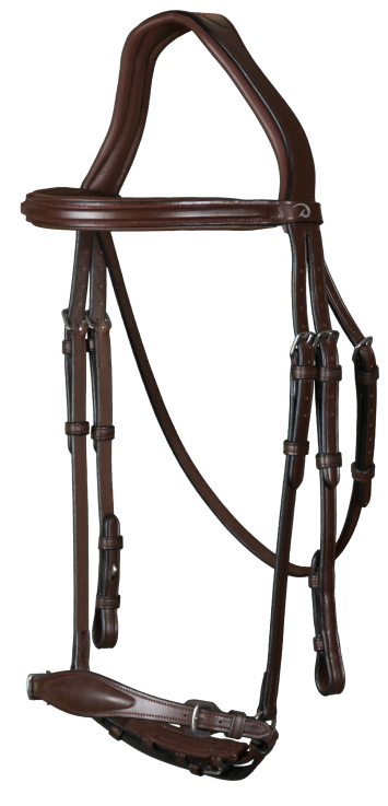 Dy'on New English Collection Adjustable Drop Noseband Bridle - Image 3