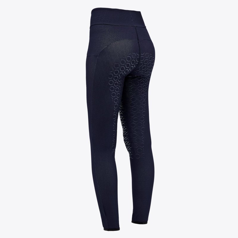 Cavalleria toscana bonded jersey mesh side pocket full grip leggings - Image 2