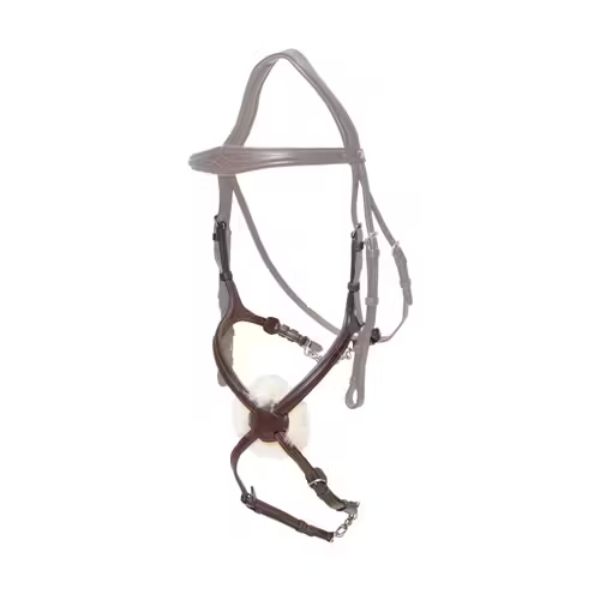 Dy'on New English Collection Figure 8 Noseband with Chain