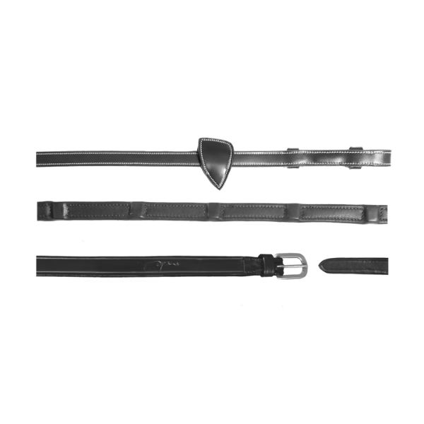 Dy'on Working Collection 1/2 Soft Leather reins 8 Integrated Stoppers - Image 5