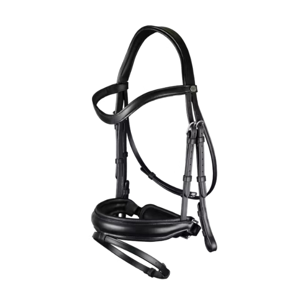 Dy'on Working Collection Matte Large Crank Noseband Bridle With Flash