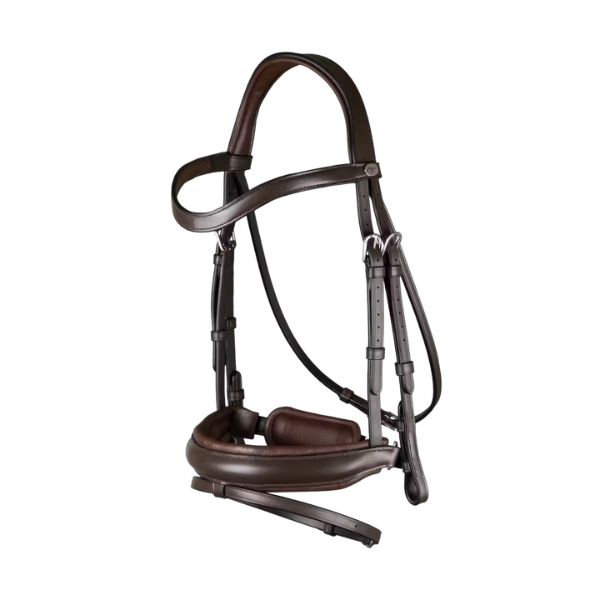 Dy'on Working Collection Matte Large Crank Noseband Bridle With Flash - Image 4