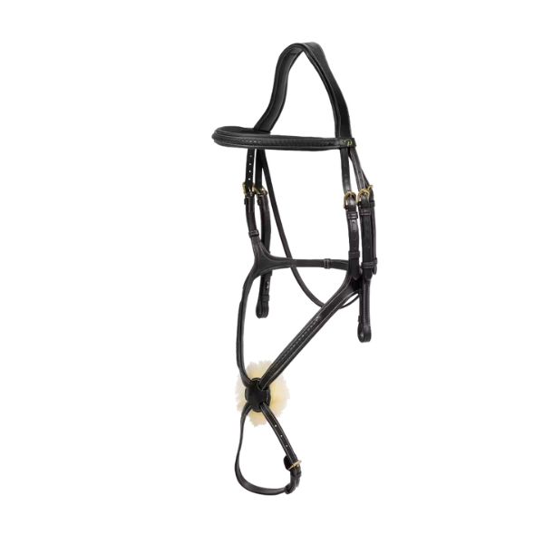 Dy'on D Collection Plaited Figure 8 Noseband Bridle - Image 4