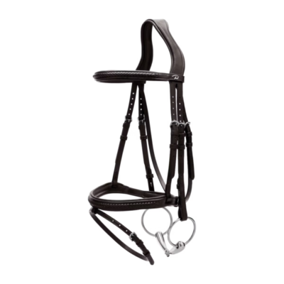 Dy'on New English Collection Plaited Flash Noseband Bridle