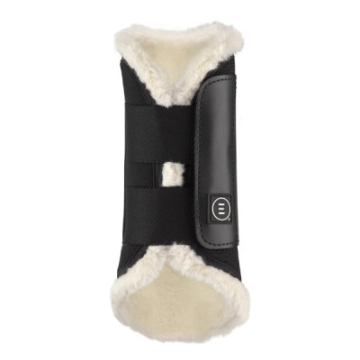 EquiFit D-Teq™ Hind Boot with Black w/Natural Vegan Sheepswool version of boots